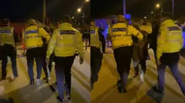 Șofer, fără permis, prins după o urmărire ca-n filme în Craiova. Bărbatul a aterizat cu automobilul într-un gard