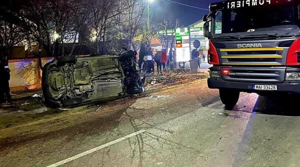 Accident cumplit în Giurgiu: opt răniți transportați în Capitală - FOTO