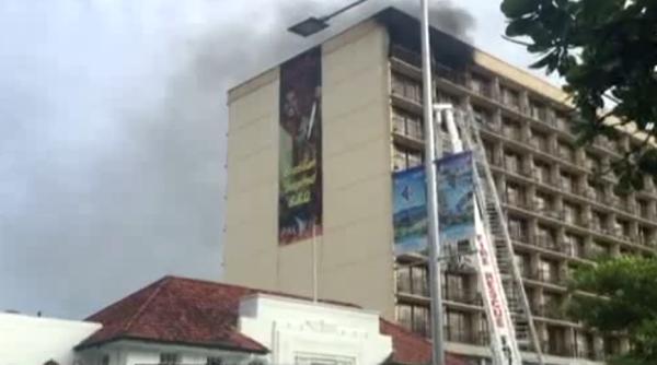 O femeia a dat foc hotelului în care se afla în carantină