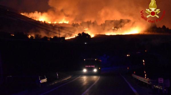 Italia. A început procesul lui Mihai, românul care a provocat intenționat un incendiu uriaș de pădure în Caserta
