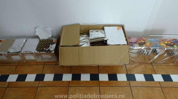 Sute de materiale pirotehnice, confiscate la frontiera României 