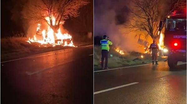 Ea este românca ce a ars de vie în mașină. Georgiana ar fi încercat să se sinucidă de 7 ori