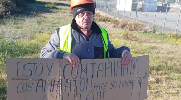 Spania. Muncitor român, în greva foamei. Marian, strigăt disperat de ajutor: „Am fost contaminat cu azbest și m-au concediat“