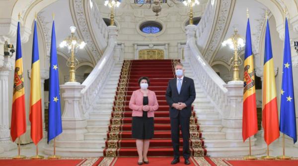Iohannis, la întrevederea cu primul ministru de peste Prut: România sprijină Republica Moldova în procesul de modernizare