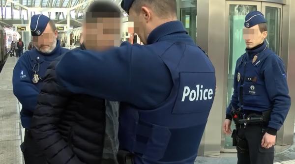 Român, condamnat de 16 ori în Italia, prins în Belgia în timp ce fura o sticlă de vin