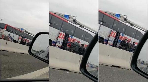 Români care veneau cu un autocar din străinătate, surprinși când dădeau mită în Nădlac: „Așa se trece fără să intri în carantină, cu 50 de euro” - VIDEO