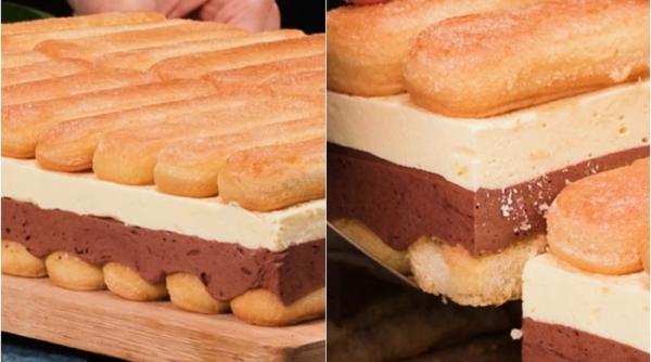 Prăjitura rapidă care nu se compară cu niciun Tiramisu. Este de zece ori mai delicioasă!