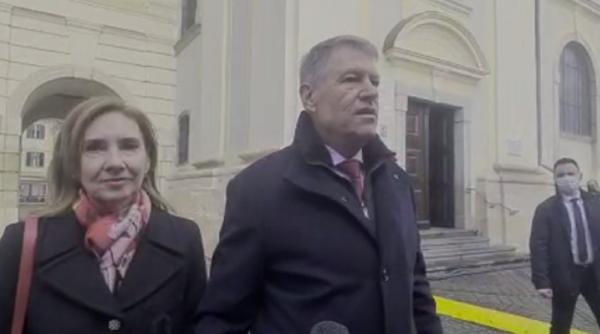 Klaus și Carmen Iohannis, la biserică în ziua de Crăciun: „Vă doresc tuturor Crăciun fericit, linişte şi pace în familie”