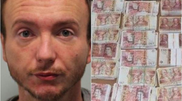 Marea Britanie. Unui român i s-au găsit în casă peste 1 milion de lire sterline în bancnote false 