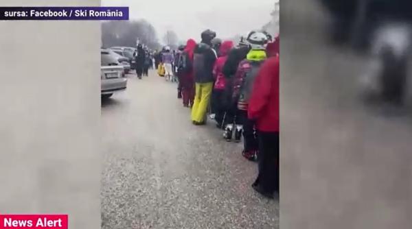 Românii nu au scăpat de aglomeraţie nici în stațiunile din străinătate: 4 ore de așteptare la telegondola din Bansko