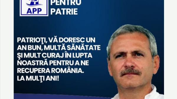 Mesajul lui Dragnea de Revelion. Vrea să-și recupereze România