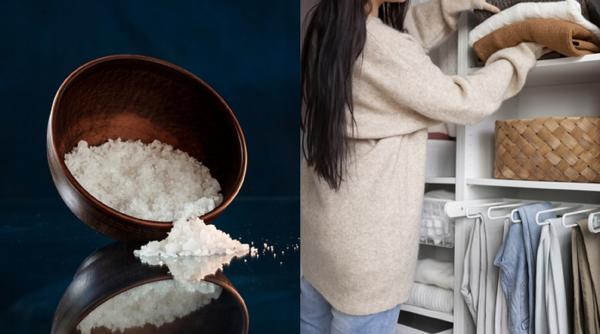 De ce să pui un borcan cu sare în dulapul cu haine. Cele mai populare trucuri cu sare