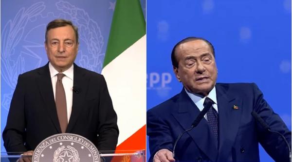Mario Draghi şi Silvio Berlusconi, în cursă pentru preşedinţia Italiei
