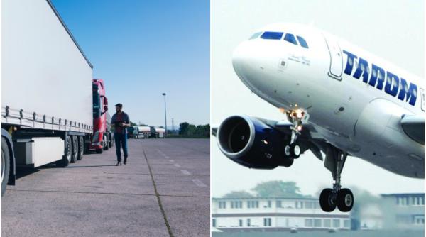 Piloții de avion, stewardesele și șoferii de TIR, amendați pe bandă rulantă din cauza PLF. Autoritățile ridică din umeri