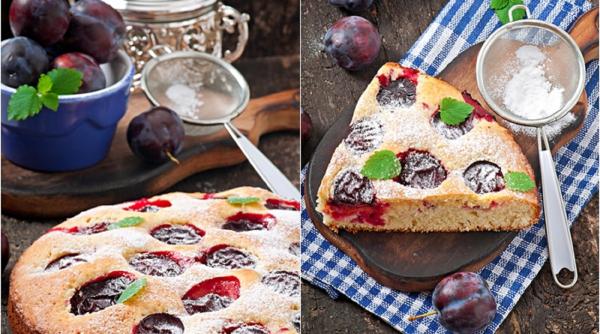 Tort roșu cu prune. O rețetă rapidă și ușoară pe care o vei adora! 