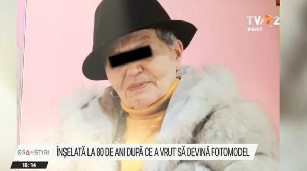 Româncă de 80 de ani, păcălită că va ajunge fotomodel. A plătit 40 000 euro