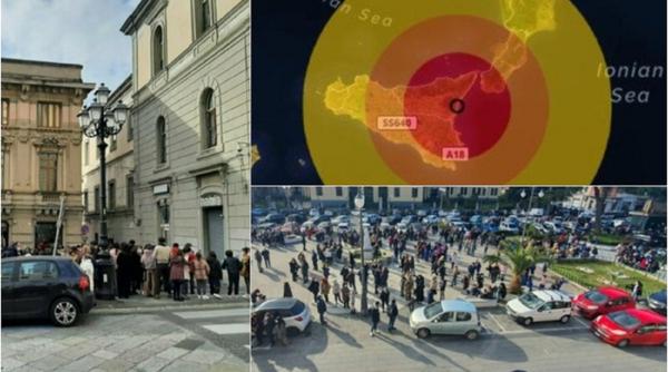 Cutremur în Italia. Oamenii au ieșit speriați pe străzi. Seismul, resimțit în mai multe orașe