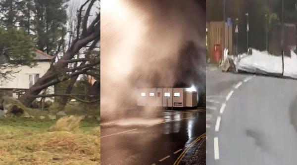 Marea Britanie. Furtuna Eunice face ravagii. Acoperișul O2 Arena a fost parțial distrus