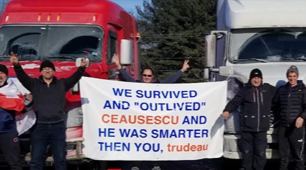 Protestul camionagiilor în Canada: Poliția a intervenit cu gaze lacrimogene și a eliberat strada din fața Parlamentului