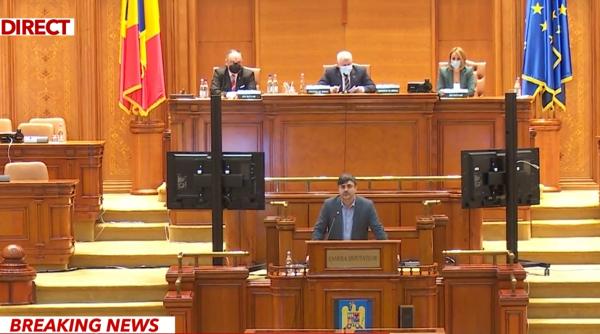 George Simion, protagonistul unui nou scandal în Parlament: „Este o caricatură!“ / Popescu: „Se comportă ca un separatist“