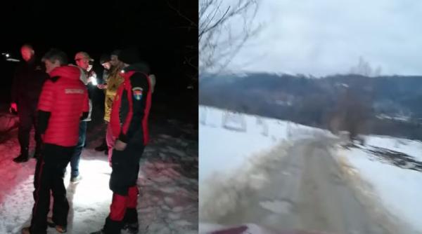 Trei refugiaţi ucraineni, blocaţi în zăpadă, în munţii Maramureșului, au cerut ajutorul salvatorilor 