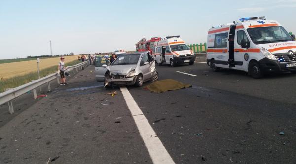 Şofer român, mort după ce autoturismul său a intrat în coliziune cu un autotren pe autostrada A2