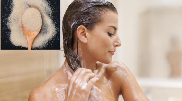 Pune trei linguri de zahăr în șamponul tău. Trucul genial pentru a face economii la bani