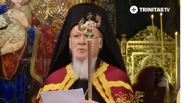 Patriarhul Constantinopolului: "Biserica independentă a Ucrainei a devenit o ţintă pentru Moscova"