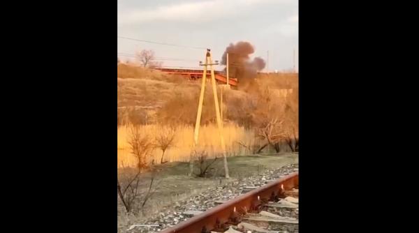 Podul care leagă regiunea Odesa de Transnistria, aruncat în aer: Nu se mai poate trece Nistrul (Video)