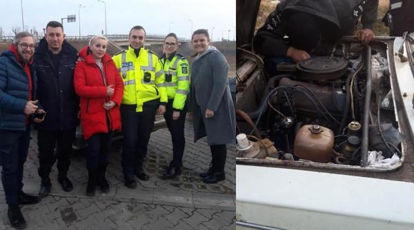 Povestea emoționantă a unei familii de ucraineni cu deficiențe de auz. Refugiații au primit ajutor după ce au rămas în pană cu mașina