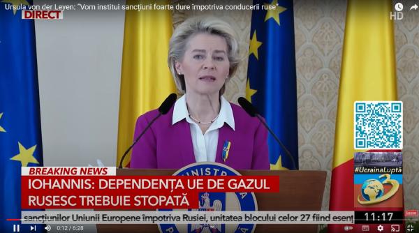 Von der Leyen se întâlnește la Madrid cu Sanchez: "Este un moment decisiv pentru democrațiile noastre"