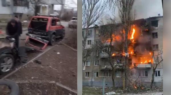 Orașul Nikolaev, lovit de armata rusă cu mai multe lansatoare de rachete (Video)