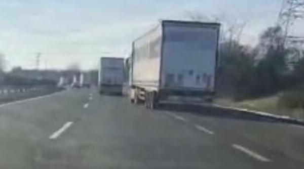 Ungaria. Șofer român, prins beat la volanul unui camion pe autostrada M1. Bărbatul a rămas pieton 