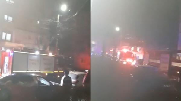 Incendiu devastator într-un bloc din Bacău. Un român și-a pierdut viața. Alte opt persoane, evacuate 