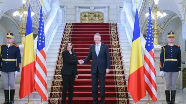 Vicepreşedintele SUA, Kamala Harris, vizită istorică la București. Iohannis: NATO nu va ezita pentru apărarea României
