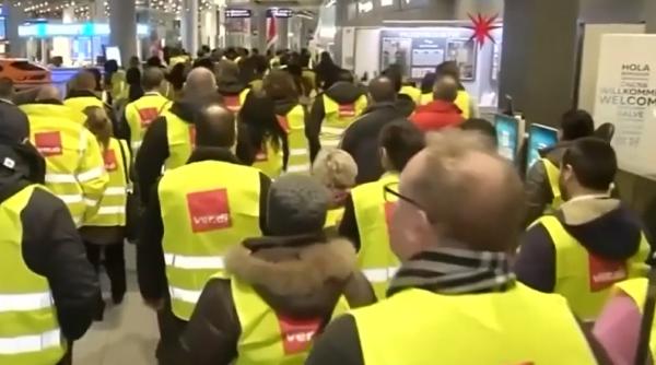 Sute de zboruri spre sau dinspre Frankfurt, anulate. Avertismentul TAROM 