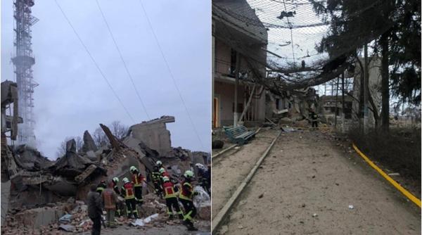 Turn de televiziune, atacat în Ucraina: Bilanțul morților a ajuns la 19 - FOTO