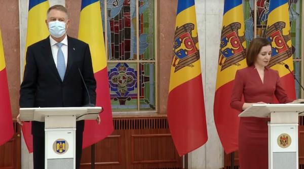 Iohannis, la Chişinău: România e alături de Republica Moldova, aşa cum a fost mereu 