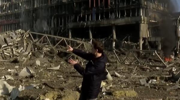 Mall-ul din Kiev unde se ascundeau soldați ucraineni, distrus de ruși în urma unei postări pe TikTok