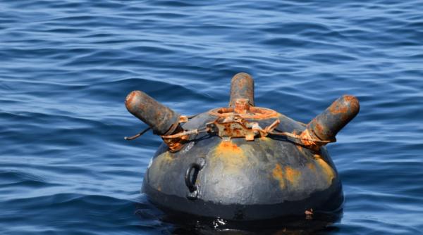 Comandantul navei militare care a neutralizat mina: Era de provenienţă ucraineană, cu încărcătură de 20 kilograme de TNT