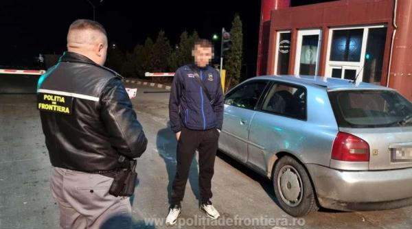 Automobil, înmatriculat în Lituania, oprit la frontieră. Șoferul s-a ales cu dosar penal, după ce polițiștii au verificat baza de date