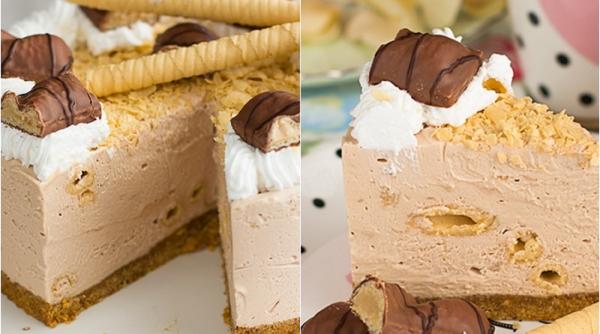 Tort cremos Kinder Bueno fără coacere. L-ai găti în fiecare zi!