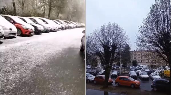 Vreme ciudată în Europa: Regiuni din Franţa şi Spania, afectate de de furtuni de zăpadă