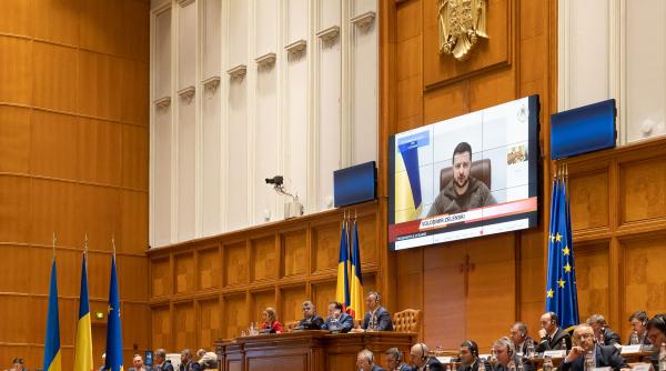 Camera Deputaților, explicații la problemele tehnice din timpul discursului lui Zelenski
