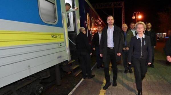 Ursula von der Leyen și Josep Borrell, cu trenul spre Kiev. Cei doi oficiali se vor întâlni cu Zelenski