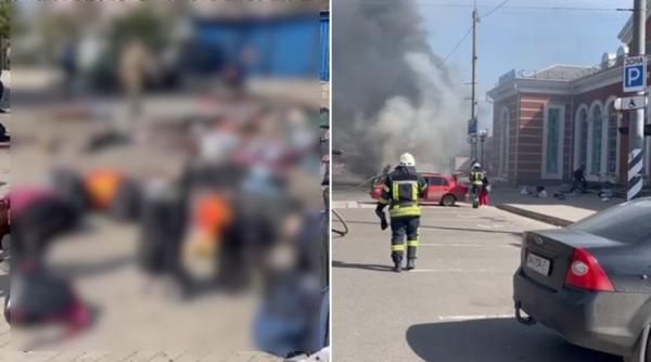 Preşedintele Zelenski se aşteaptă la un răspuns global decisiv după atacul asupra gării din Kramatorsk