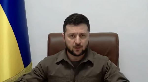 Volodimir Zelenski cere de urgență Uniunii Europene să impună sancţiuni împotriva băncilor şi petrolului din Rusia