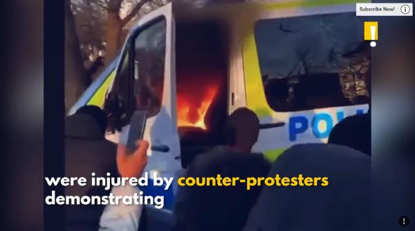Suedia: Poliția a fost atacată într-o nouă manifestaţie împotriva extremei drepte. Nouă agenți sunt răniți, VIDEO
