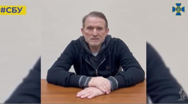 Politicianul capturat Medvedchuk le cere lui Putin și Zelensky să-l dea la schimb cu apărătorii și locuitorii din Mariupol - VIDEO