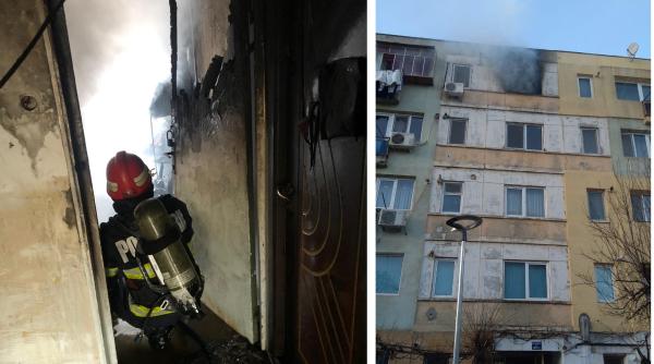 Cadavrul unei femei care suferise arsuri, găsit în scara unui bloc din Piteşti